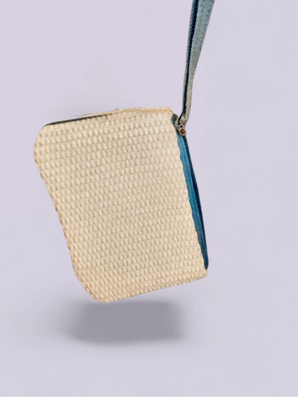 Dolce & Gabbana Cream Woven Tote w Pouch Inside - Picture 6 of 11